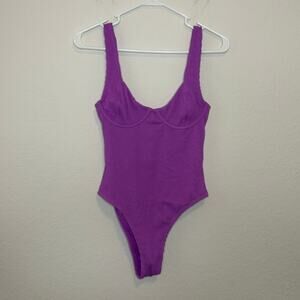 Billabong Summer High Chloe One Piece Swimsuit Orchid Sz Small